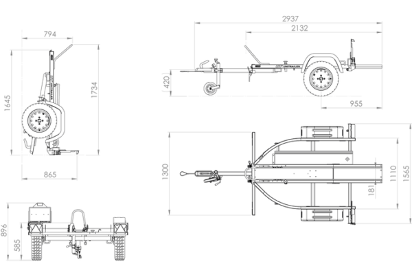 Remorque moto Unitrailer Rider 1 – Image 2