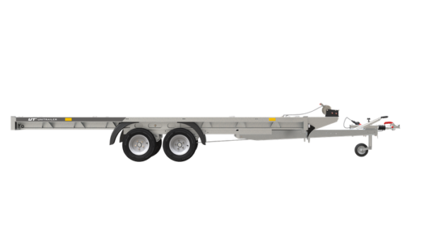 Remorque plate basculante 400×200 UNIPLAT 4020S P 2700 kg – Image 3