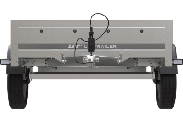 Remorque voiture simple essieu Unitrailer Garden Trailer 230 x 125 cm avec timon fixe 500/750 kg – Image 3