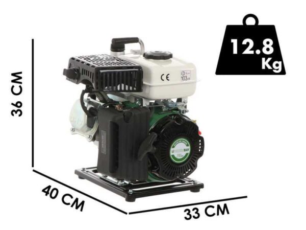 Motopompe thermique Greenbay GB-WP 40 – avec raccords de 38 mm
